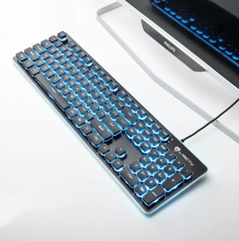 USB Wired Luminous Gaming Keyboard – Ideal for Home &amp; Office Use