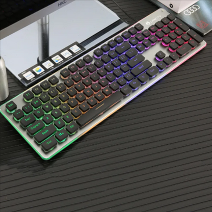 USB Wired Luminous Gaming Keyboard – Ideal for Home &amp; Office Use