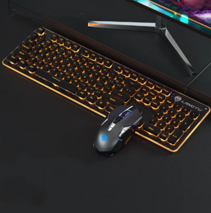 USB Wired Luminous Gaming Keyboard – Ideal for Home &amp; Office Use