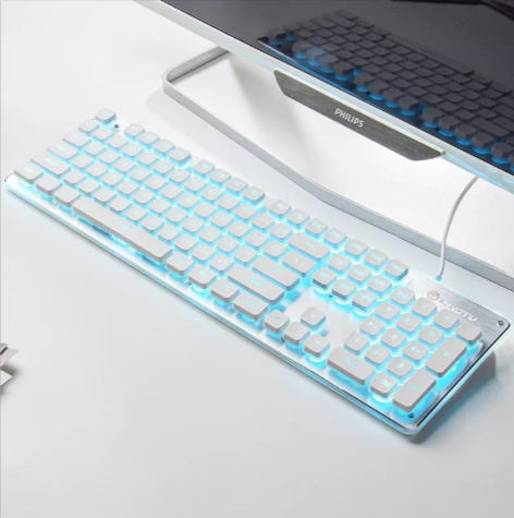 USB Wired Luminous Gaming Keyboard – Ideal for Home &amp; Office Use