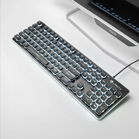 USB Wired Luminous Gaming Keyboard – Ideal for Home &amp; Office Use