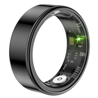 PXOEH Smart Ring Health Monitoring Tracker Heart Rate Sleep Tracker. Stylish and Comfortable a Variety of Sports Modes Waterproof for Long-Term wear. Extra Long Standby 7-8 Days.(Black 11
