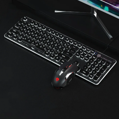 USB Wired Luminous Gaming Keyboard – Ideal for Home &amp; Office Use
