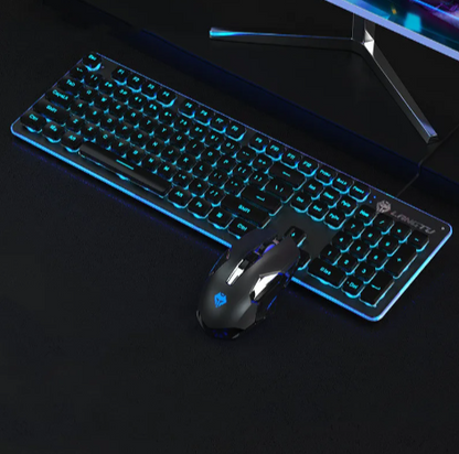 USB Wired Luminous Gaming Keyboard – Ideal for Home &amp; Office Use