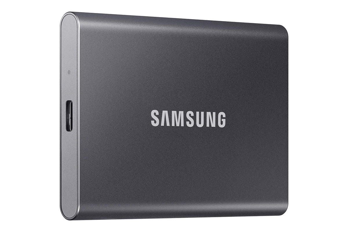 Samsung Portable SSD T7 1TB USB 3.2 External Solid State Drive Gray (MU-PC1T0T) (Renewed)
