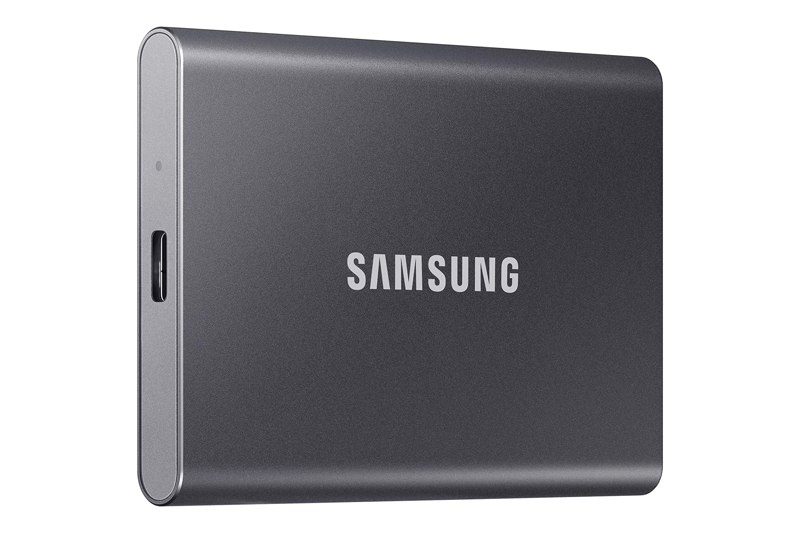 Samsung Portable SSD T7 1TB USB 3.2 External Solid State Drive Gray (MU-PC1T0T) (Renewed)