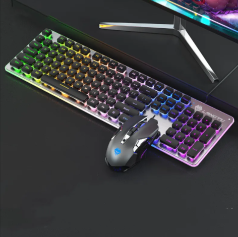 USB Wired Luminous Gaming Keyboard – Ideal for Home &amp; Office Use