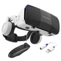 3D VR Glasses Virtual Reality Headset for iPhone Android Smartphone 4.7-7.8 inches 2023 Newest Vr Headset Set with Controller and Headphones for Video Movies & Games for Men/Kids