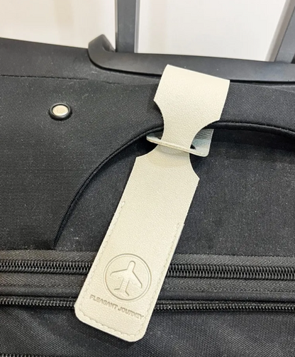 Leather Business Flight Luggage Tag