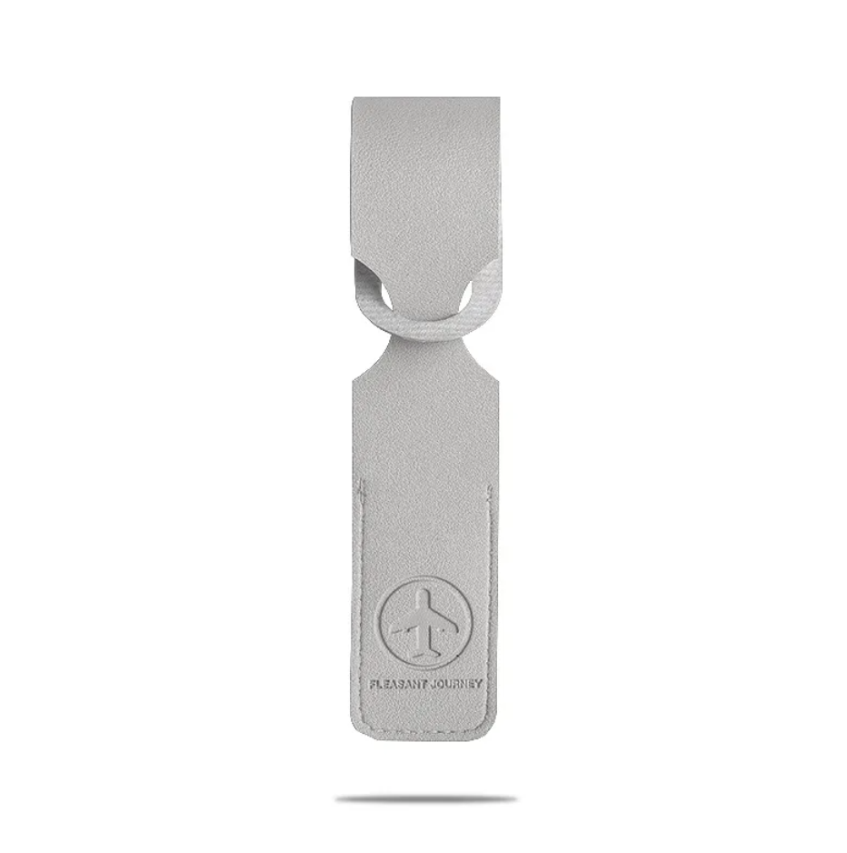 Leather Business Flight Luggage Tag