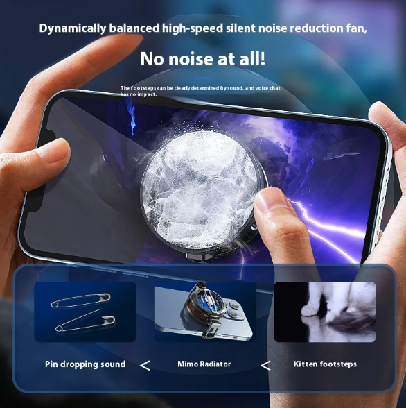 Phone Cooler with Heat Dissipation