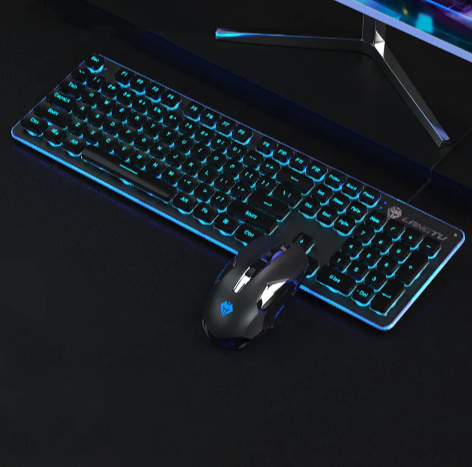 USB Wired Luminous Gaming Keyboard – Ideal for Home &amp; Office Use